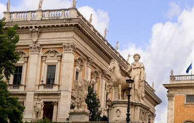 Fototapeta na wymiar Kapitol w Rzymie, Włochy