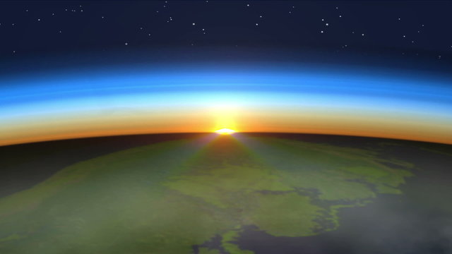 Beautiful Sunrise on Earth