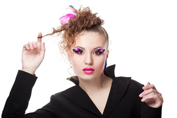 Obraz premium colorful makeup