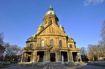 Die Christuskirche Mannheim - obrazy, fototapety, plakaty