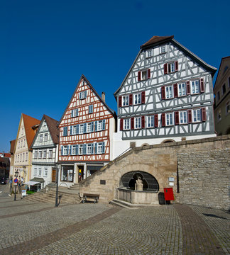 Marktplatz Backnang Baden W&uuml;rttemberg