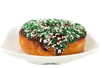 Doughnut with chocolate