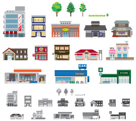 建物いろいろ・店