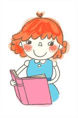 close-up of girl sitting