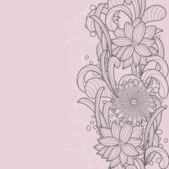 vector flower motive