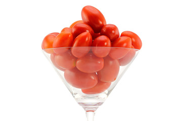 Cherry Tomatoes (Cocktail tomato) in a cocktail glass
