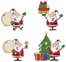 Santa Claus Cartoon Characters