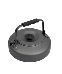 Camping kettle isolated on the white background