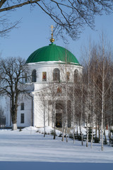 Fototapeta na wymiar Church of St. Nicholas in Dykanka