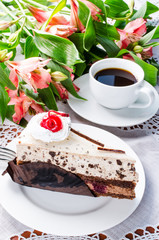 Cake and coffee