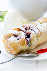 Pastry cup flower