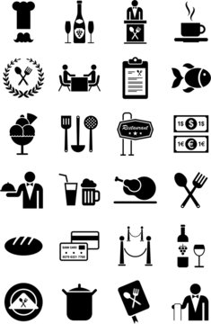 Restaurant icons