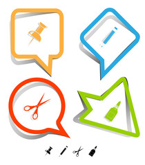 Education icon set. Vector illustration.
