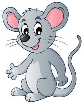 Cute cartoon mouse Stock Vector | Adobe Stock