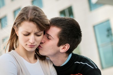 Relationship problem - couple portrait
