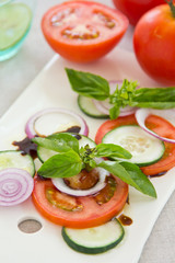 Tomato and Basil salad