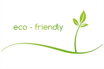 leaves ,plant , Green Eco friendly business logo design