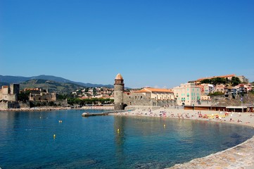 The Church Notre-Dame-des-Anges in the harbour of Collioure