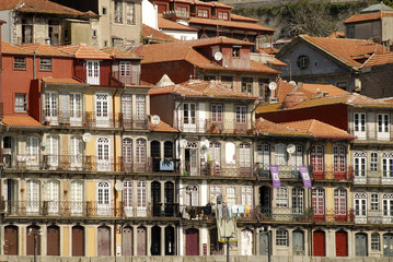 Fachadas en Oporto