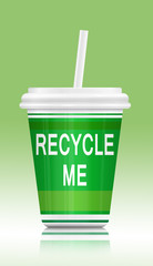 Recycling concept.