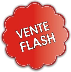 étiquette vente flash