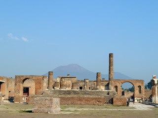 Pompei et le V&eacute;suve, Italie