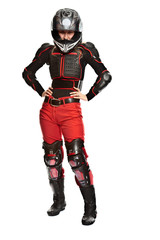 Girl - motorcycle rider