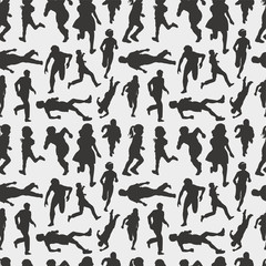 seamless people pattern