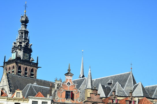 Nijmegen - St. Steven church view from Grote Markt