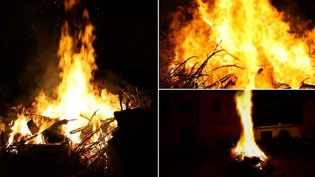 Fire collage