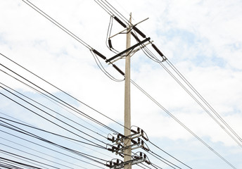 Fototapeta premium Electric pole