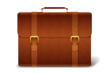 Vector Leather Briefcase