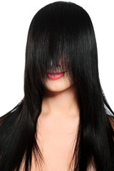 Naklejka premium straight hair