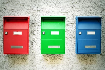 Rolgordijnen Three Mailboxes © vali_111