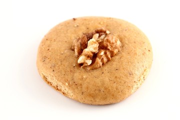 Cookie against a white background