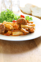 Meatball and Sausage Pasta