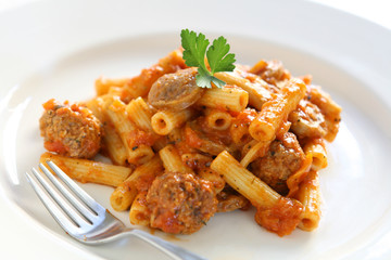 Meatball and Sausage Pasta