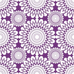 white lace on violet, seamless background