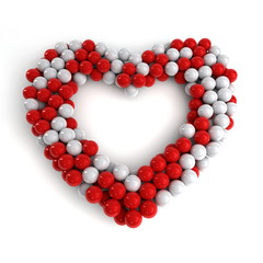 Obraz premium heart from balls