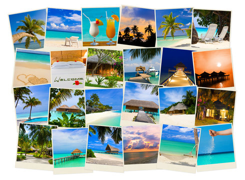 Summer beach maldives images