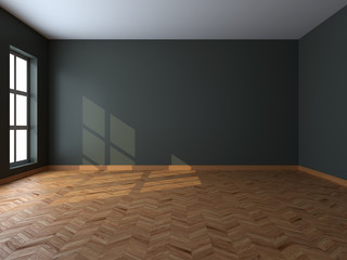 Interno vuoto con finestra