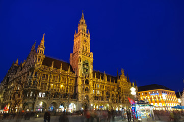 Marienplatz in Munich, Germany