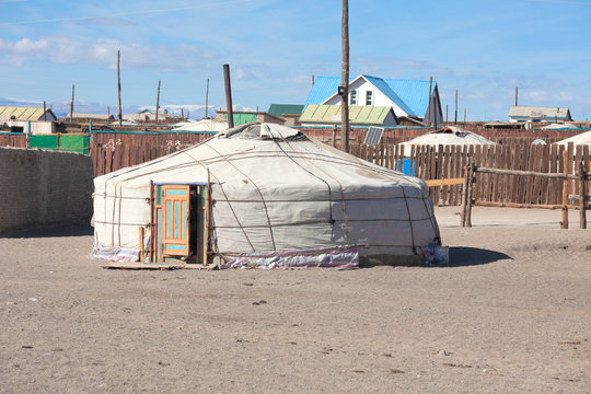 A typical Mongolian city