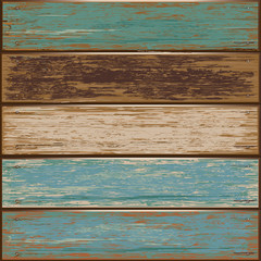 Old color wooden texture background. vector illustrator