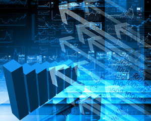 FInancial diagrams, charts and graphs