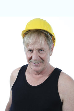 Portrait eines Bauarbeiters