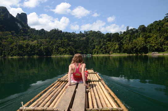pirogue en bambous