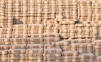 Pile of bricks