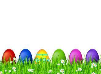 Easter eggs,background