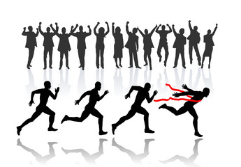 Sprinter silhouette .vector file